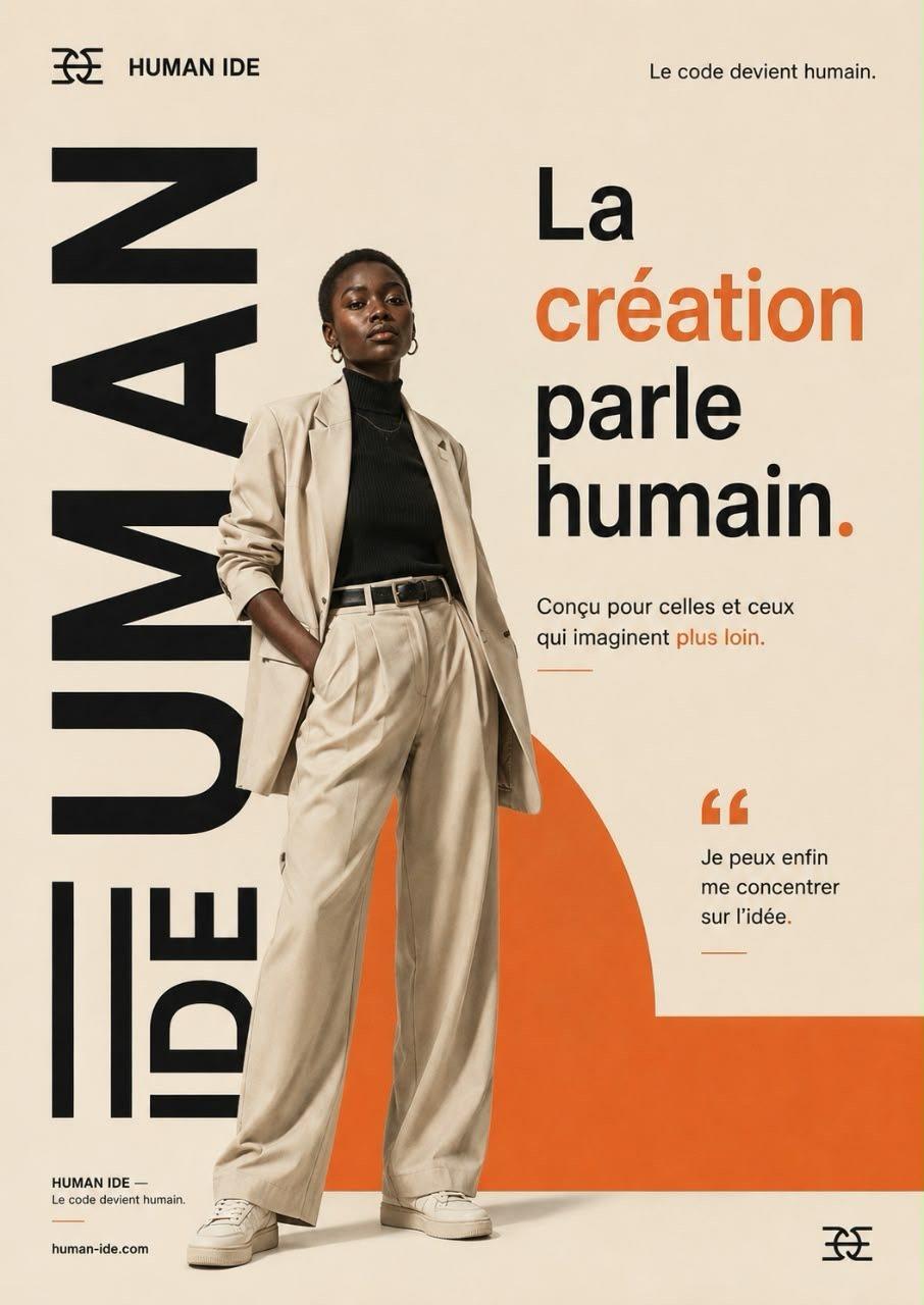 Campagne Human IDE : la création parle humain